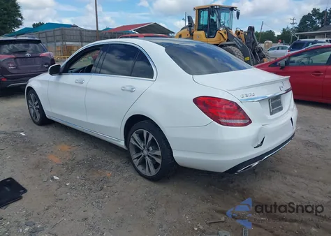 2016 Mercedes-Benz C 300 4Matic from USA, damaged, VIN 55SWF4KB7GU178111